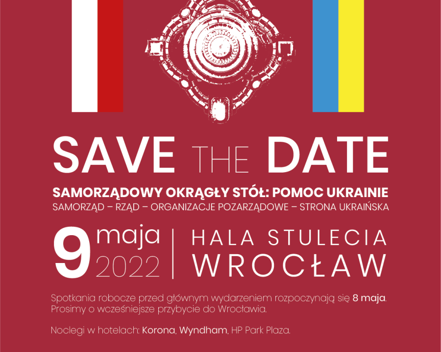 plakat Samorządowego Okrągłego Stołu we Wrocławiu